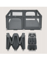 BN-LO-FLORENCE_EASY_FOLD_GREY_GRAPHITE,Tarc de joaca copii, Lionelo, Florence Easy Fold, 150 x 180 x 75 cm, Pliere, depliere aut