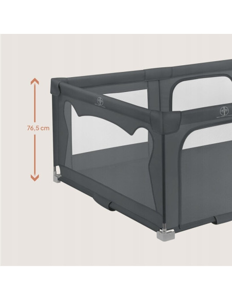 BN-LO-FLORENCE_EASY_FOLD_GREY_GRAPHITE,Tarc de joaca copii, Lionelo, Florence Easy Fold, 150 x 180 x 75 cm, Pliere, depliere aut