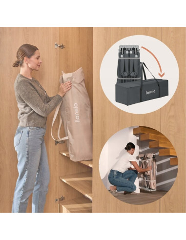 BN-LO-FLORENCE_EASY_FOLD_GREY_GRAPHITE,Tarc de joaca copii, Lionelo, Florence Easy Fold, 150 x 180 x 75 cm, Pliere, depliere aut