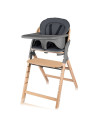 BN-LO-MEGAN_GREY_WOOD,Scaun de masa multifunctional Megan, Lionelo, Din lemn de fag, 6 luni- adult, Reglabil pe inaltime, Husa i