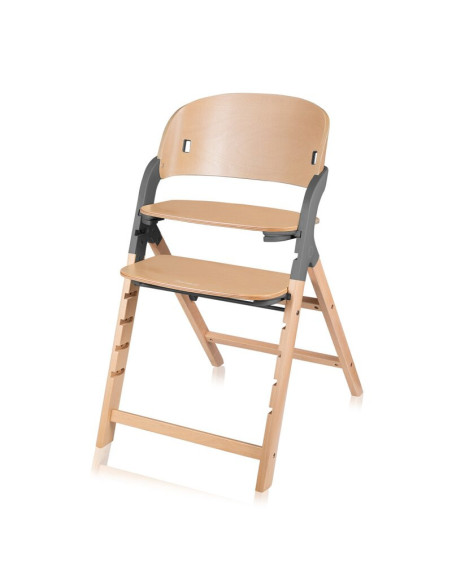 BN-LO-MEGAN_GREY_WOOD,Scaun de masa multifunctional Megan, Lionelo, Din lemn de fag, 6 luni- adult, Reglabil pe inaltime, Husa i