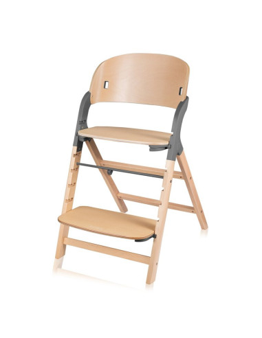 BN-LO-MEGAN_GREY_WOOD,Scaun de masa multifunctional Megan, Lionelo, Din lemn de fag, 6 luni- adult, Reglabil pe inaltime, Husa i