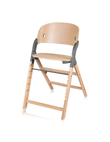 BN-LO-MEGAN_GREY_WOOD,Scaun de masa multifunctional Megan, Lionelo, Din lemn de fag, 6 luni- adult, Reglabil pe inaltime, Husa i