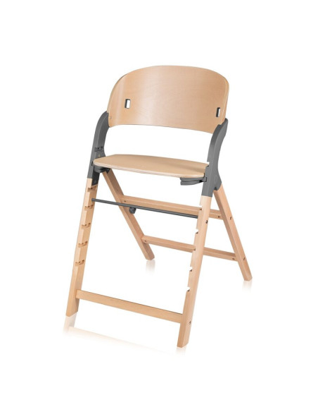 BN-LO-MEGAN_GREY_WOOD,Scaun de masa multifunctional Megan, Lionelo, Din lemn de fag, 6 luni- adult, Reglabil pe inaltime, Husa i
