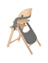 BN-LO-MEGAN_GREY_WOOD,Scaun de masa multifunctional Megan, Lionelo, Din lemn de fag, 6 luni- adult, Reglabil pe inaltime, Husa i