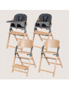 BN-LO-MEGAN_GREY_WOOD,Scaun de masa multifunctional Megan, Lionelo, Din lemn de fag, 6 luni- adult, Reglabil pe inaltime, Husa i