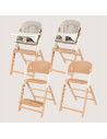 BN-LO-MEGAN_WHITE_NATURAL_WOOD,Scaun de masa multifunctional Megan, Lionelo, Din lemn de fag, 6 luni- adult, Reglabil pe inaltim