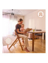 BN-LO-MEGAN_WHITE_NATURAL_WOOD,Scaun de masa multifunctional Megan, Lionelo, Din lemn de fag, 6 luni- adult, Reglabil pe inaltim