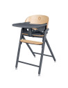 BN-LO-CELIA_GREY_WOOD,Scaun de masa multifunctional Celia, Lionelo, Din lemn de fag, 6 luni- adult, Reglabil pe inaltime, Spatar