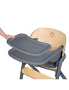 BN-LO-CELIA_GREY_WOOD,Scaun de masa multifunctional Celia, Lionelo, Din lemn de fag, 6 luni- adult, Reglabil pe inaltime, Spatar