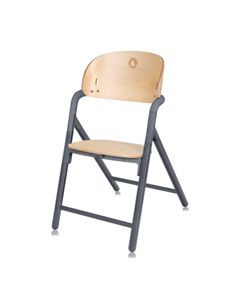 BN-LO-CELIA_GREY_WOOD,Scaun de masa multifunctional Celia, Lionelo, Din lemn de fag, 6 luni- adult, Reglabil pe inaltime, Spatar