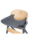 BN-LO-CELIA_GREY_WOOD,Scaun de masa multifunctional Celia, Lionelo, Din lemn de fag, 6 luni- adult, Reglabil pe inaltime, Spatar