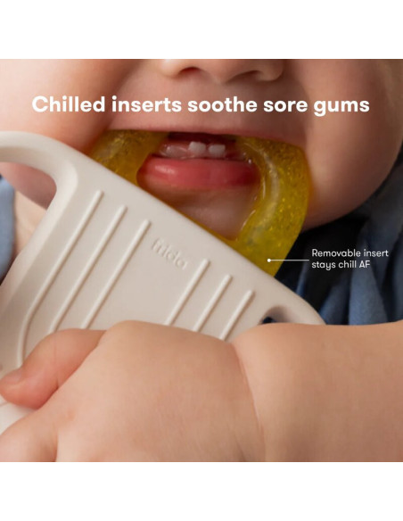 BN-FRI42,Jucarii dentitie, FridaBaby, 4 in 1, Calmeaza gingiile in timpul eruptiei dentare, 4 forme, Fabricat din silicon non-to
