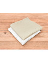BN-6426972029766,Set 2 museline, Qmini, Multifunctionale, Din material certificat Oeko Tex Standard 100, 30x30 cm, Warm beige si