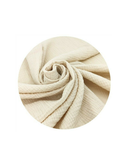 BN-6426972029858,Sac de dormit, Qmini, Cu fermoar, Pentru bebelusi, De iarna, Din muselina dubla, 70 cm, Material certificat Oek