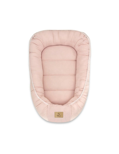 BN-6426972029872,Cosulet bebelus, Qmini, Pentru dormit, Baby Nest 55 x 75 cm, Husa 100% muselina dubla, Material certificat Oeko