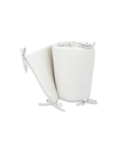 BN-6426972030007,Aparatoare pentru patut, Qmini, Din muselina dubla, 180x30 cm, Din material certificat Oeko Tex Standard 100, C