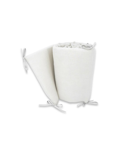 BN-6426972030007,Aparatoare pentru patut, Qmini, Din muselina dubla, 180x30 cm, Din material certificat Oeko Tex Standard 100, C