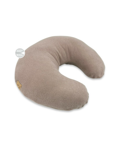 BN-6426972030014,Perna pentru alaptat, Qmini, Din tricot termo-terry din bambus, Cu husa detasabila, Cu fermoar securizat, Circu