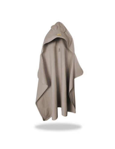 BN-6426972030090,Prosop cu gluga pentru juniori, Qmini, Cu urechi si agatatoare, Dimensiune 120x85cm, Din tricot termo-terry din