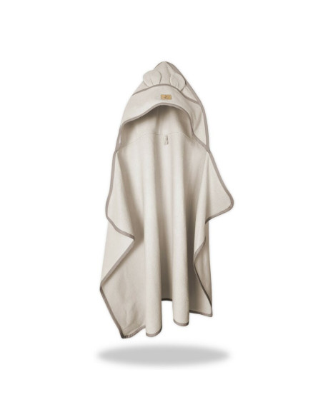 BN-6426972030106,Prosop cu gluga pentru juniori, Qmini, Cu urechi si agatatoare, Dimensiune 120x85cm, Din tricot termo-terry din