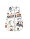 BN-6426972030274,Sac de dormit, MimiNu, Pentru bebelusi, De iarna, Din bumbac certificat Oeko Tex Standard 100, Cu fermoar, 70 c
