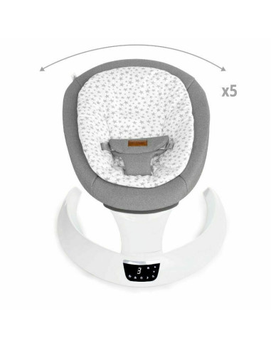BN-8420421090039,Balansoar electric, Jane, Moon, Cu 5 trepte de viteza, Timer, 12 melodii si 5 sunete ale naturii, Conform cu st
