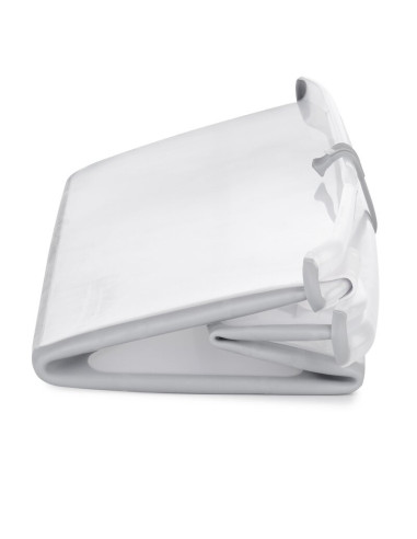 BN-84204210922668,Cadita de baie cu pliere ultra-compacta, Jane, Oasis, Cu doua manere, 68 x 42 x 26 cm, Conform cu standardul e