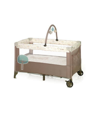 BN-8420421087510,Patut pliant, Jane, Duo Level, Cu roti, Cu arcada cu jucarii, Geanta de transport, Cu doua nivele, Conform stan