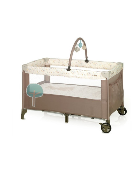 BN-8420421087510,Patut pliant, Jane, Duo Level, Cu roti, Cu arcada cu jucarii, Geanta de transport, Cu doua nivele, Conform stan