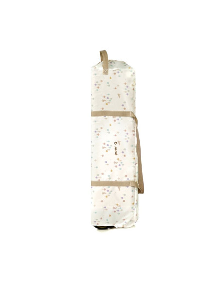 BN-8420421087510,Patut pliant, Jane, Duo Level, Cu roti, Cu arcada cu jucarii, Geanta de transport, Cu doua nivele, Conform stan