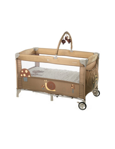 BN-8420421092576,Patut pliant, Jane, Duo Level, Cu roti, Cu arcada cu jucarii, Geanta de transport, Cu doua nivele, Conform stan