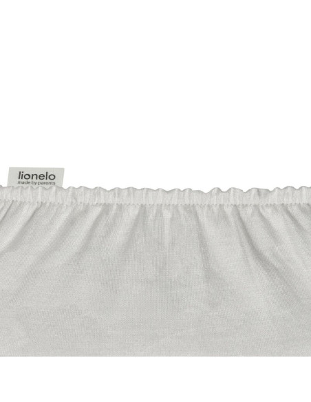 BN-LO-BAMBOO_SHEET_OFF_WHITE_BEIGE_118x60,Set cearceafuri cu elastic, Lionelo, Pentru patuturi 120 x 60 cm, Pentru saltele de ma