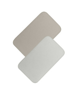 BN-LO-BAMBOO_SHEET_OFF_WHITE_BEIGE_80x42,Set cearceafuri cu elastic, Lionelo, 80x42 cm, Pentru co-sleepere, Pentru saltele de ma