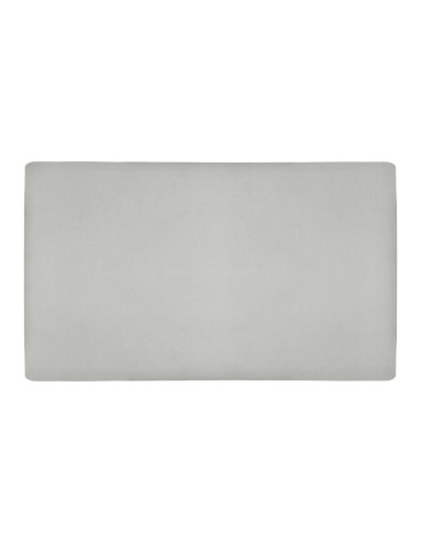 BN-LO-BAMBOO_SHEET_OFF_WHITE_GREY_118x60,Set cearceafuri cu elastic, Lionelo, Pentru patuturi 120 x 60 cm, Pentru saltele de max