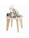 BN-86724,Masuta Montessori cu activitati, Free2Play, Cu multiple activitati, Dezvolta coordonarea ochi-mana, Din lemn, 18 luni+,