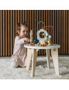 BN-86724,Masuta Montessori cu activitati, Free2Play, Cu multiple activitati, Dezvolta coordonarea ochi-mana, Din lemn, 18 luni+,