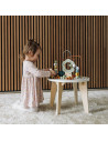 BN-86724,Masuta Montessori cu activitati, Free2Play, Cu multiple activitati, Dezvolta coordonarea ochi-mana, Din lemn, 18 luni+,