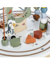 BN-86724,Masuta Montessori cu activitati, Free2Play, Cu multiple activitati, Dezvolta coordonarea ochi-mana, Din lemn, 18 luni+,
