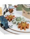 BN-86724,Masuta Montessori cu activitati, Free2Play, Cu multiple activitati, Dezvolta coordonarea ochi-mana, Din lemn, 18 luni+,