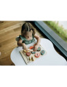 BN-85130,Set fructe feliate, Free2Play, Cu inchidere velcro, Din lemn, 20 piese, Multicolor