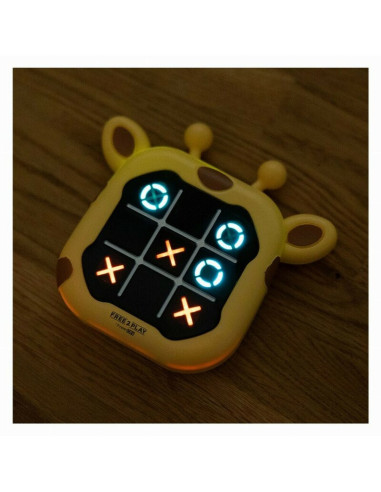 BN-86588,Joc electronic 2 in 1, Free2Play, X si 0, Design girafa, 3 ani +