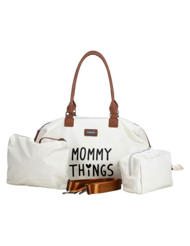 BN-86656,Geanta mamici, FreeON, Mommy things, Spatioasa si practica, Cu multiple buzunare, Include si 2 genti mai mici, Beige