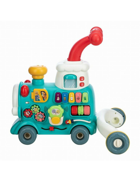 BN-86434,Antemergator 5 in 1 Magic Train, Free2Move, Cu diverse activitati de joaca, Panou Educational, Efecte sonore si luminoa