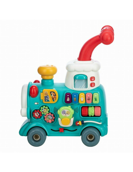 BN-86434,Antemergator 5 in 1 Magic Train, Free2Move, Cu diverse activitati de joaca, Panou Educational, Efecte sonore si luminoa