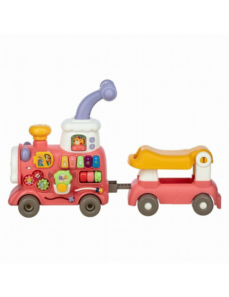 BN-86441,Antemergator 5 in 1 Magic Train, Free2Move, Cu diverse activitati de joaca, Panou Educational, Efecte sonore si luminoa