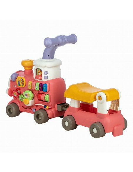 BN-86441,Antemergator 5 in 1 Magic Train, Free2Move, Cu diverse activitati de joaca, Panou Educational, Efecte sonore si luminoa