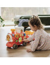 BN-86441,Antemergator 5 in 1 Magic Train, Free2Move, Cu diverse activitati de joaca, Panou Educational, Efecte sonore si luminoa