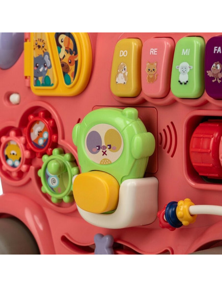 BN-86441,Antemergator 5 in 1 Magic Train, Free2Move, Cu diverse activitati de joaca, Panou Educational, Efecte sonore si luminoa