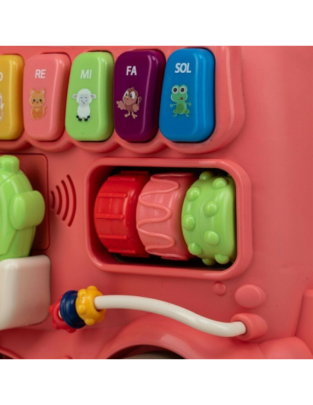 BN-86441,Antemergator 5 in 1 Magic Train, Free2Move, Cu diverse activitati de joaca, Panou Educational, Efecte sonore si luminoa